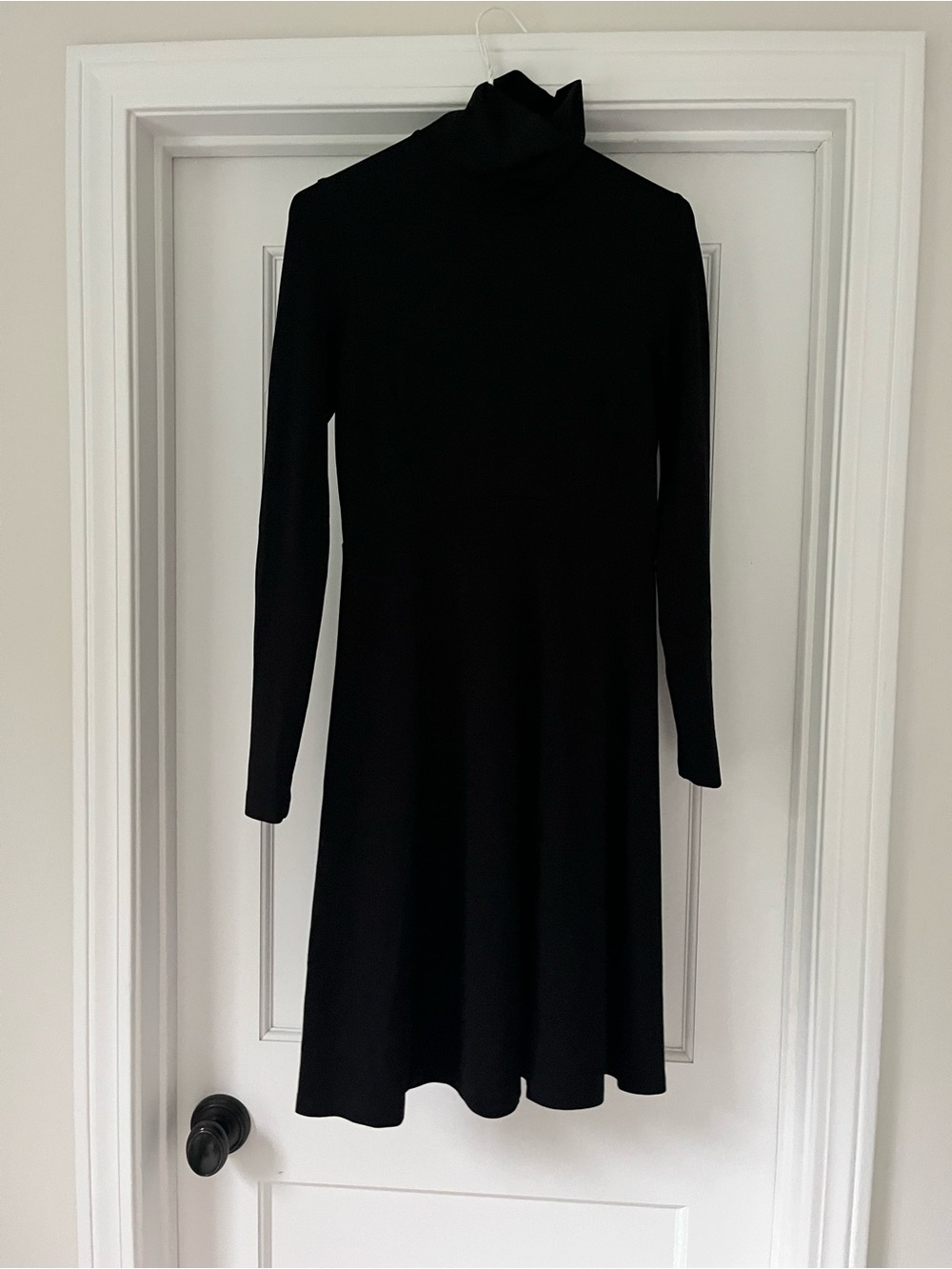 Seraphine Vanessa Black Turtleneck Long-Sleeve Maternity Dress size 4